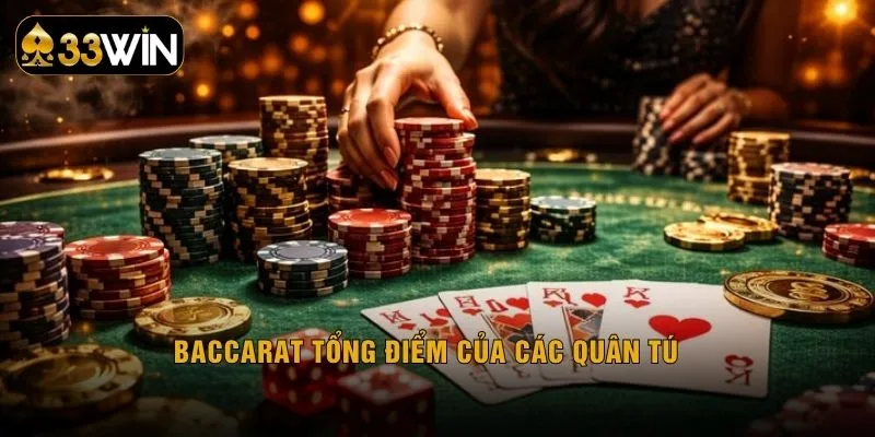 Baccarat tổng điểm của các quân tú
