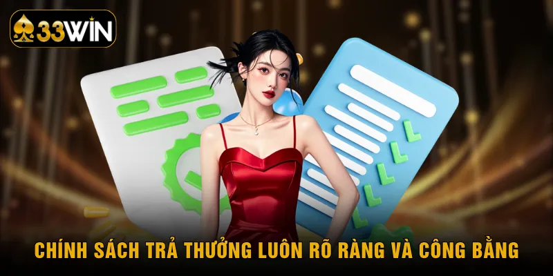 Chính sách trả thưởng luôn rõ ràng và công bằng