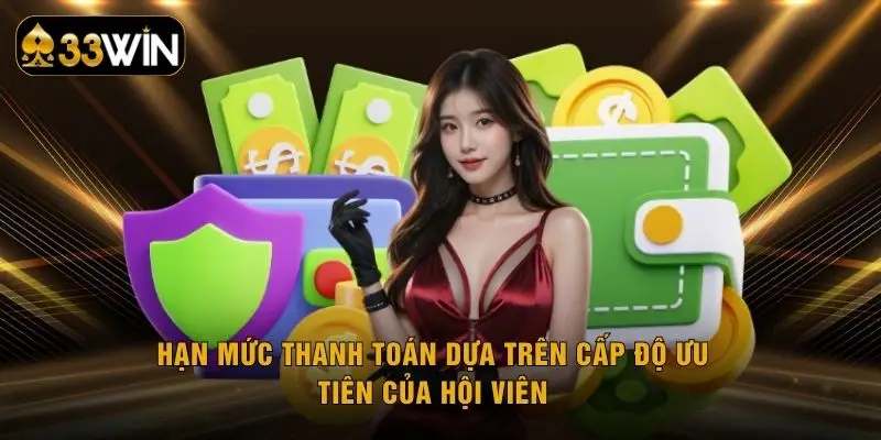 Hạn mức thanh toán dựa trên cấp độ ưu tiên của hội viên