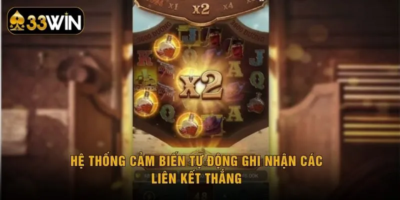 Hệ thống cảm biến tự động ghi nhận các liên kết thắng