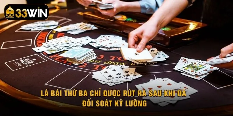 Lá bài thứ ba chỉ được rút ra sau khi đã đối soát kỹ lưỡng